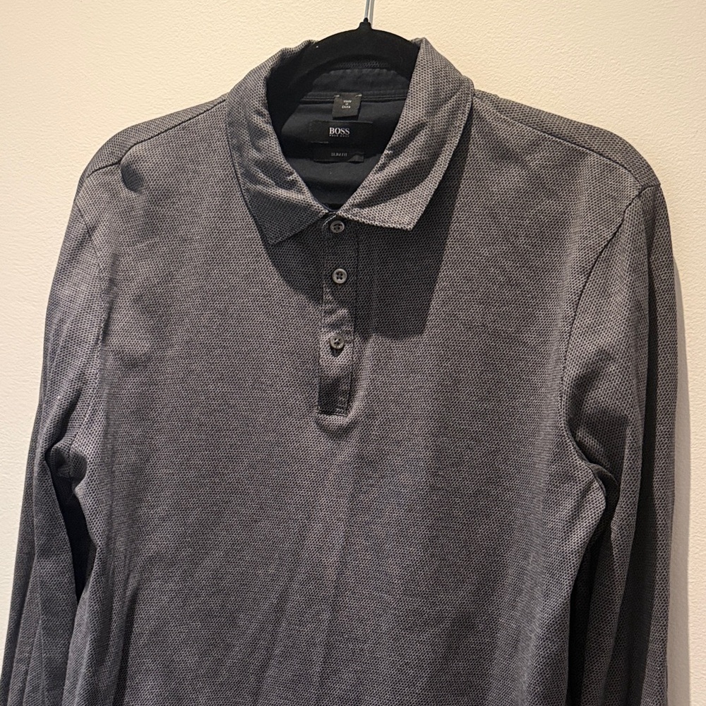 Boss by Hugo Boss Charcoal Polo Shirt for Men